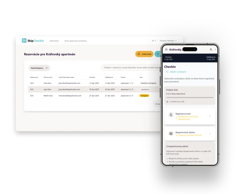 SkipCheckin - The easiest way to check in guests